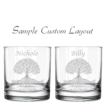 Custom Healy Signature Collection Whiskey Glasses