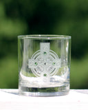 Celtic Shield Whiskey Glasses
