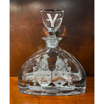 Wedding Crest Arch Decanter