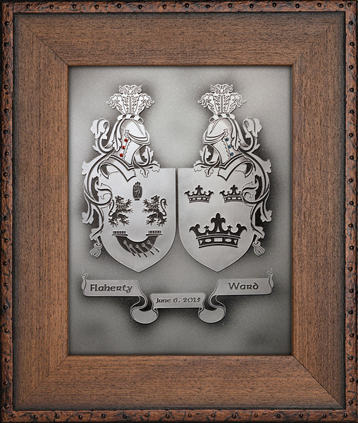 Wedding Crest — Framed 11 x 14
