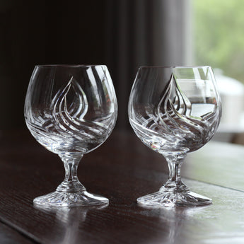 Celtic Flame Stemmed Whiskey Glasses