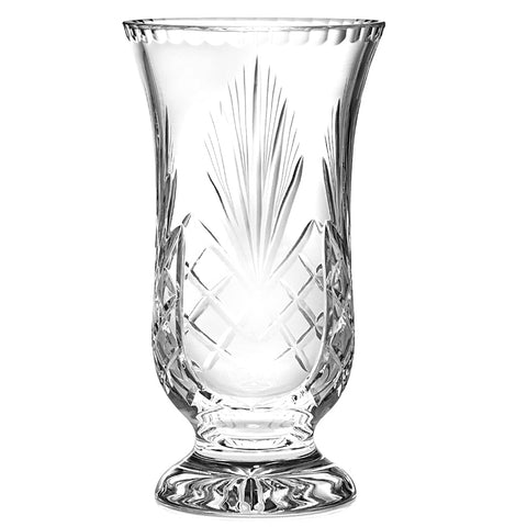 Customizable Flared Crystal Vase