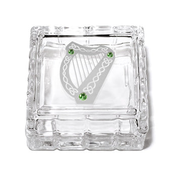 The Harp Square Crystal Jewelry Box