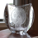 Howling Wolf Large Winged Vase