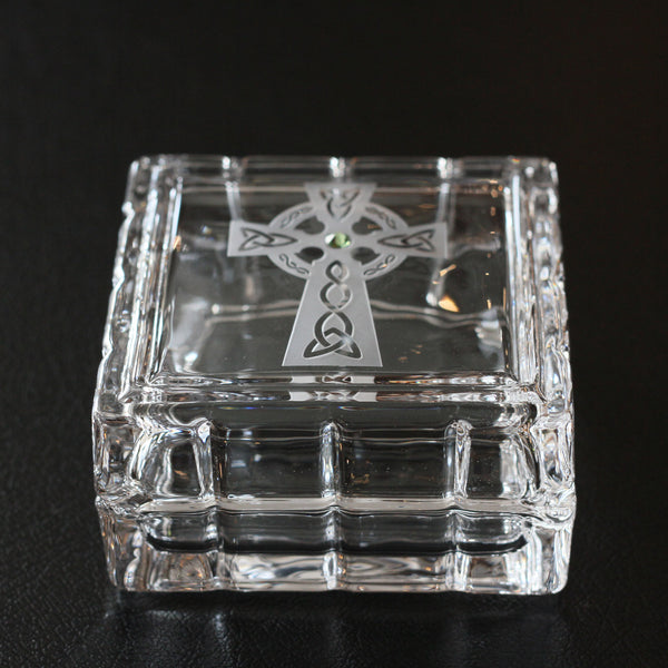 Square Crystal Jewelry Box - Healy Signature Collection
