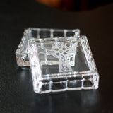 Celtic Cross Square Crystal Jewelry Box