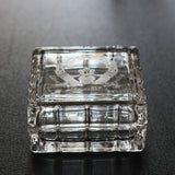 Celtic Claddagh Square Crystal Jewelry Box