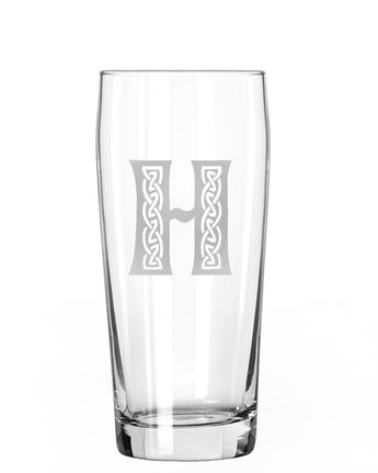 Celtic Initial Glassware