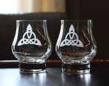 Trinity Knot Modern Whiskey Glasses