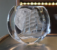 Moonlit Schooner Halo Vase