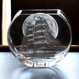 Moonlit Schooner Halo Vase