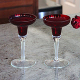 Ruby Candle Holders (Set of 2)