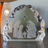 The Nativity 4" Crystal Sculpture