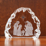 The Nativity 4" Crystal Sculpture