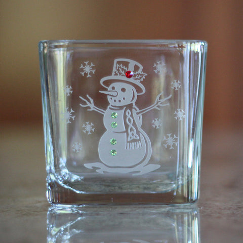 The Jolly Snowman Votive