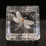 Dragonfly Square Crystal Jewelry Box