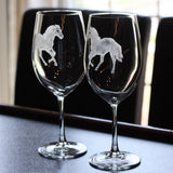 Stallion Red Wine Glasses