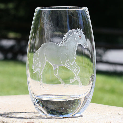 Stallion Teardrop Vase