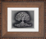 Tree of Life — Framed Hand-Carved Fine Art Glass