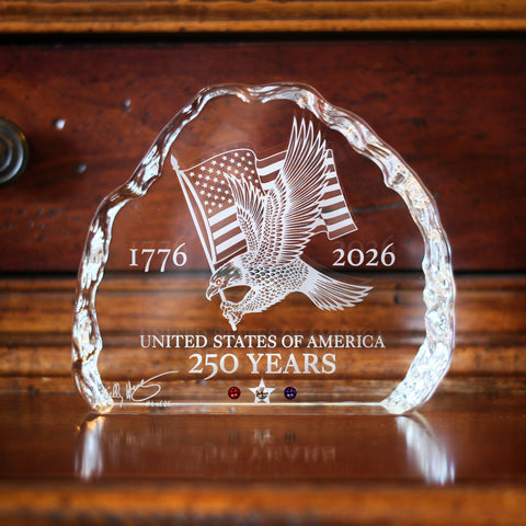 America: 250 Years of Independence - Limited Edition Crystal Sculpture