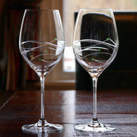 Windswept Red Wine Glasses