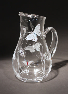 Butterfly Crystal Pitcher
