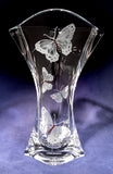 Butterfly Winged Fan Vase