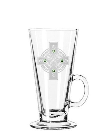 Celtic Shield Irish Coffee Glasses