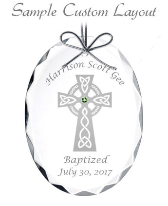 Custom Celtic Cross Keepsake Ornament