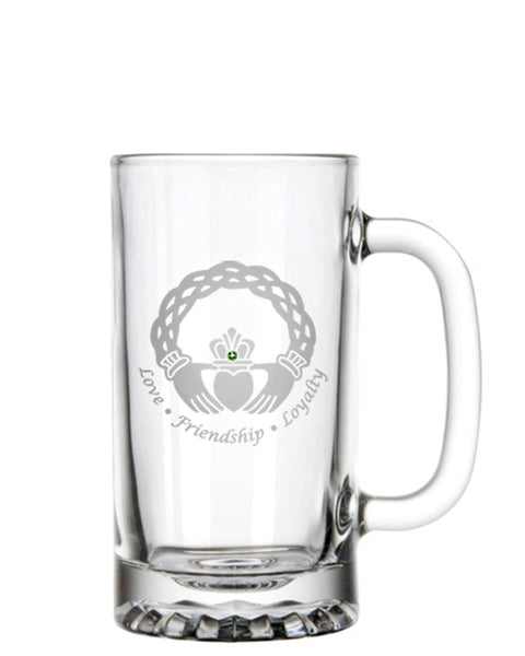 Buy Irish Claddagh Tall Beer Glasses