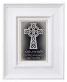 Celtic cross frame 5x7 custom text