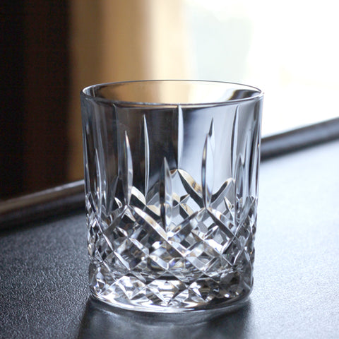 Diamond Pattern Crystal Whiskey Glasses – Healy Glass Artistry