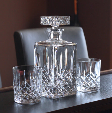 French Style Crystal Whiskey Decanter