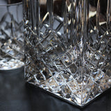 Diamond Pattern Crystal Whiskey Decanter