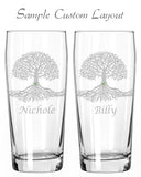 Custom Healy Signature Collection Pint Glasses