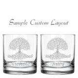 Custom Healy Signature Collection Whiskey Glasses