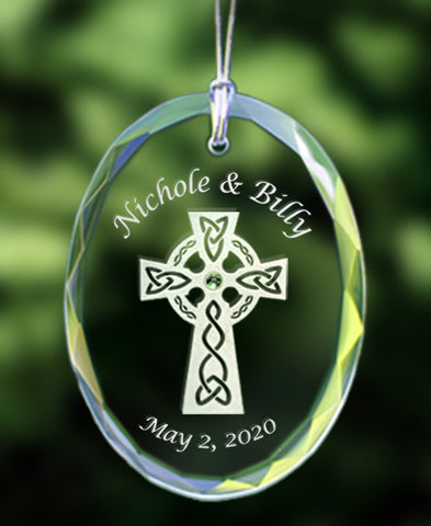 Custom Celtic Cross Ornament