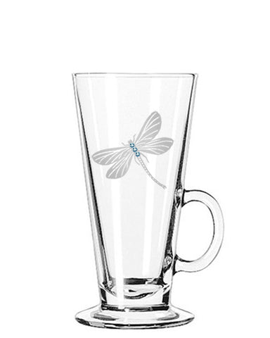 Dragonfly Irish Coffee Glasses