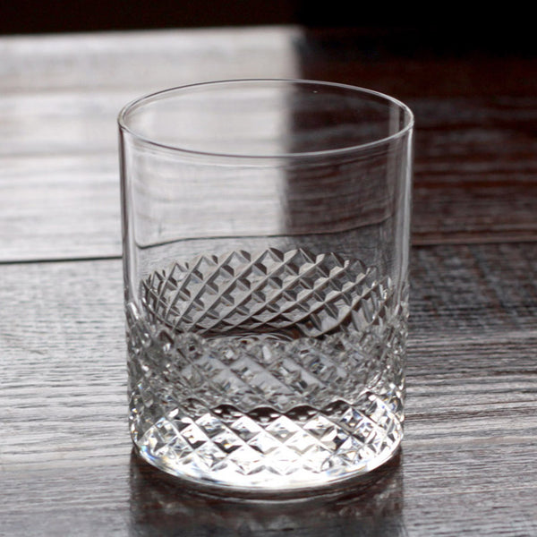 Diamond Pattern Whiskey Glasses