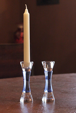 Faceted Star Candle Holders (Set of 2)