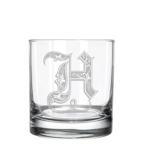 Regal Initial Whiskey Glasses