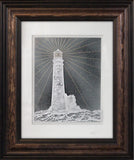Lighthouse: Limited Edition Anniversary Carving — Framed 11 x 14