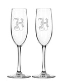Regal Initial Champagne Flutes