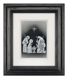 The Nativity — Framed Hand-Carved Fine Art Glass