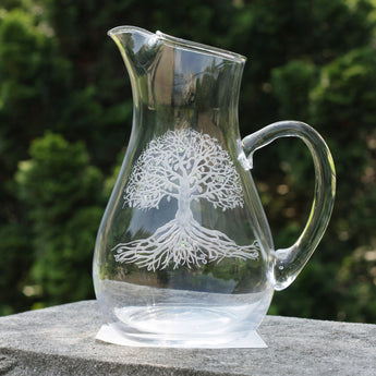 Tree of Life Crystal Pitcher