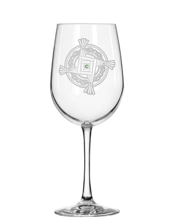 St. Brigid's Cross Red Wine Glasses