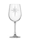 Bethlehem Star Red Wine Glasses