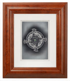 St. Brigid's Cross  — Framed Hand-Carved Fine Art Glass