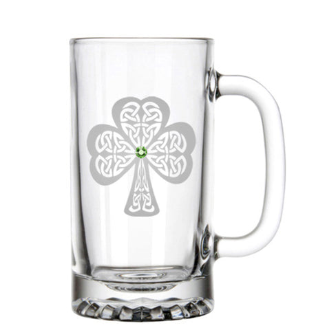 Shamrock Personalized Irish Beer Mug
