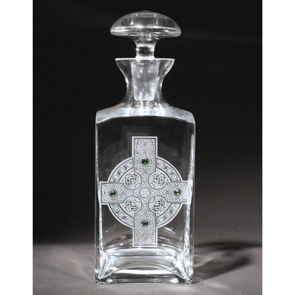 Celtic Shield Square Decanter